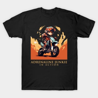 Adrenaline Junkie in action T-Shirt